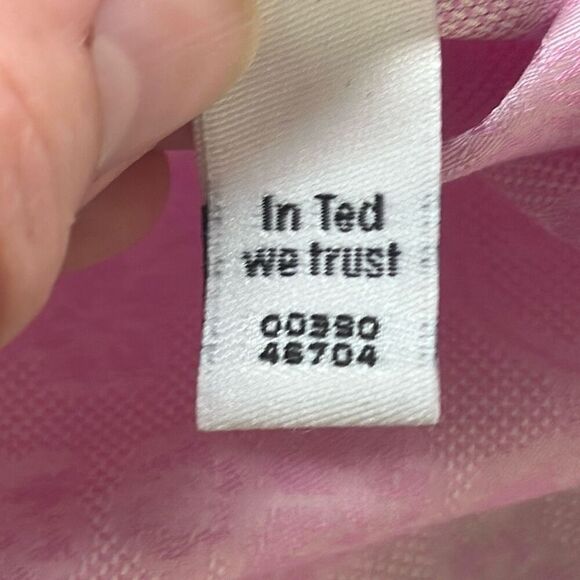 Ted Baker Fashion Pink Floral Cuff Link Dress Shirt size 17.5 - Picture 11 of 11